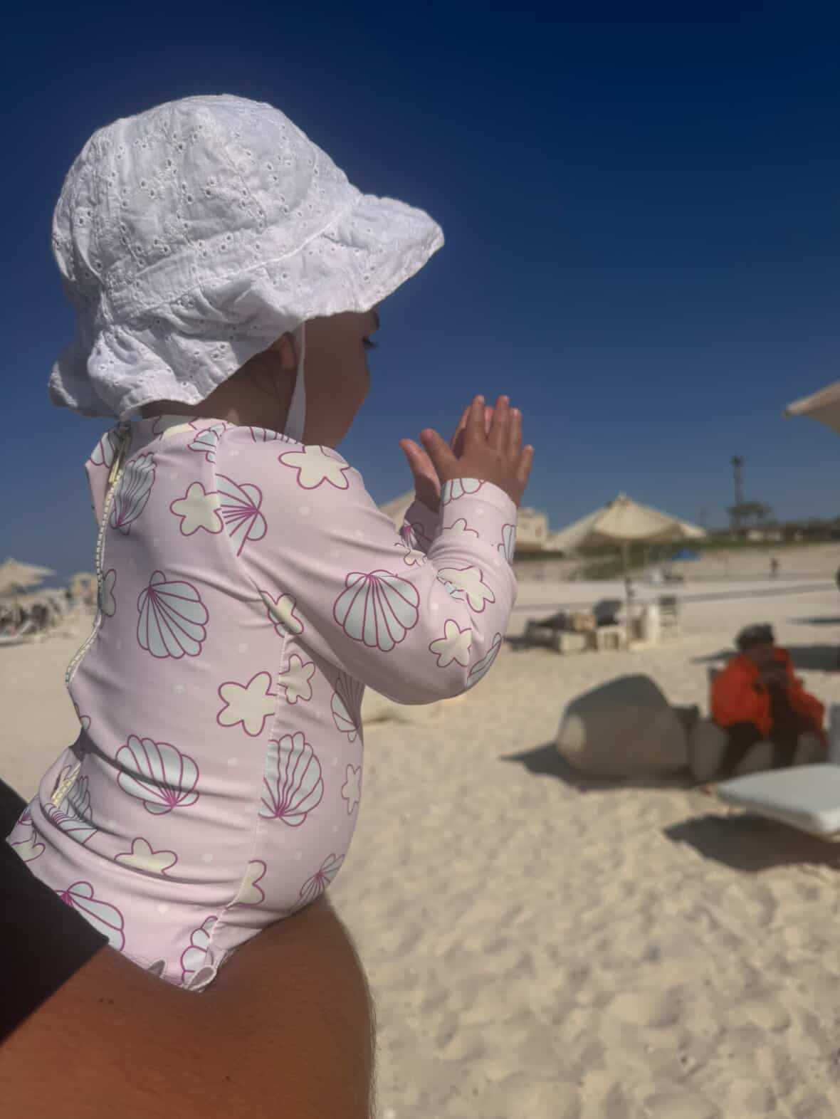 Mermaid Drift – Lavender Seashell Rashguard Swimsuit With Ruffles🧜♀️