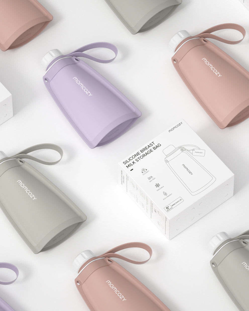 Reusable Silicone Breastmilk Storage Containers 2pcs