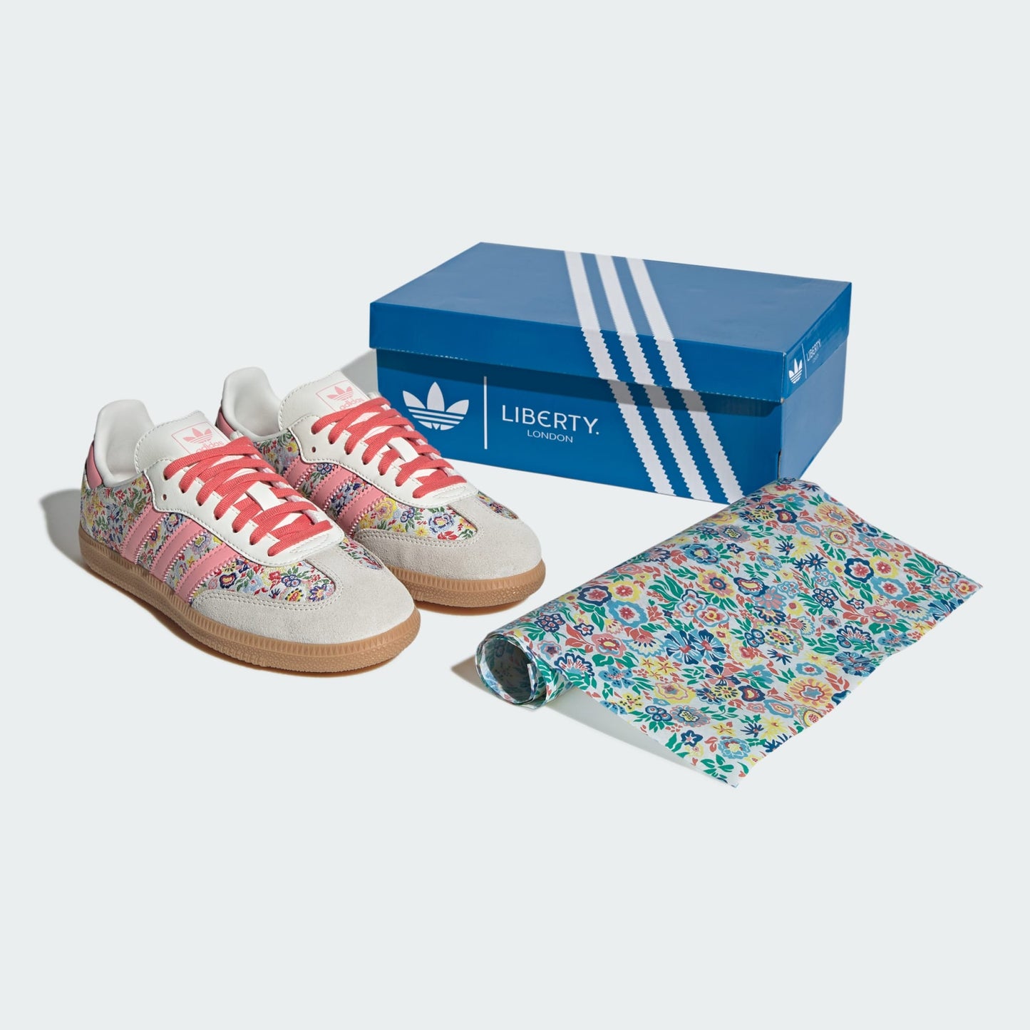 Samba OG x Liberty London Elastic Lace Youth/Adult Shoes