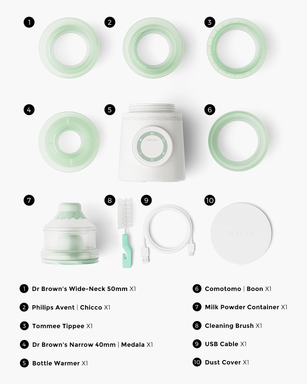 Cordless Portable Baby Bottle Warmer for Travel