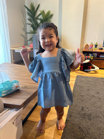 Flutter Sleeve Dress