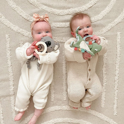 Bitzy Crinkle™ Sensory Crinkle Toy with Teether