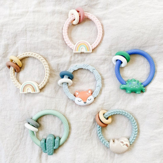 Ritzy Rattle™ Silicone Teether Rattles